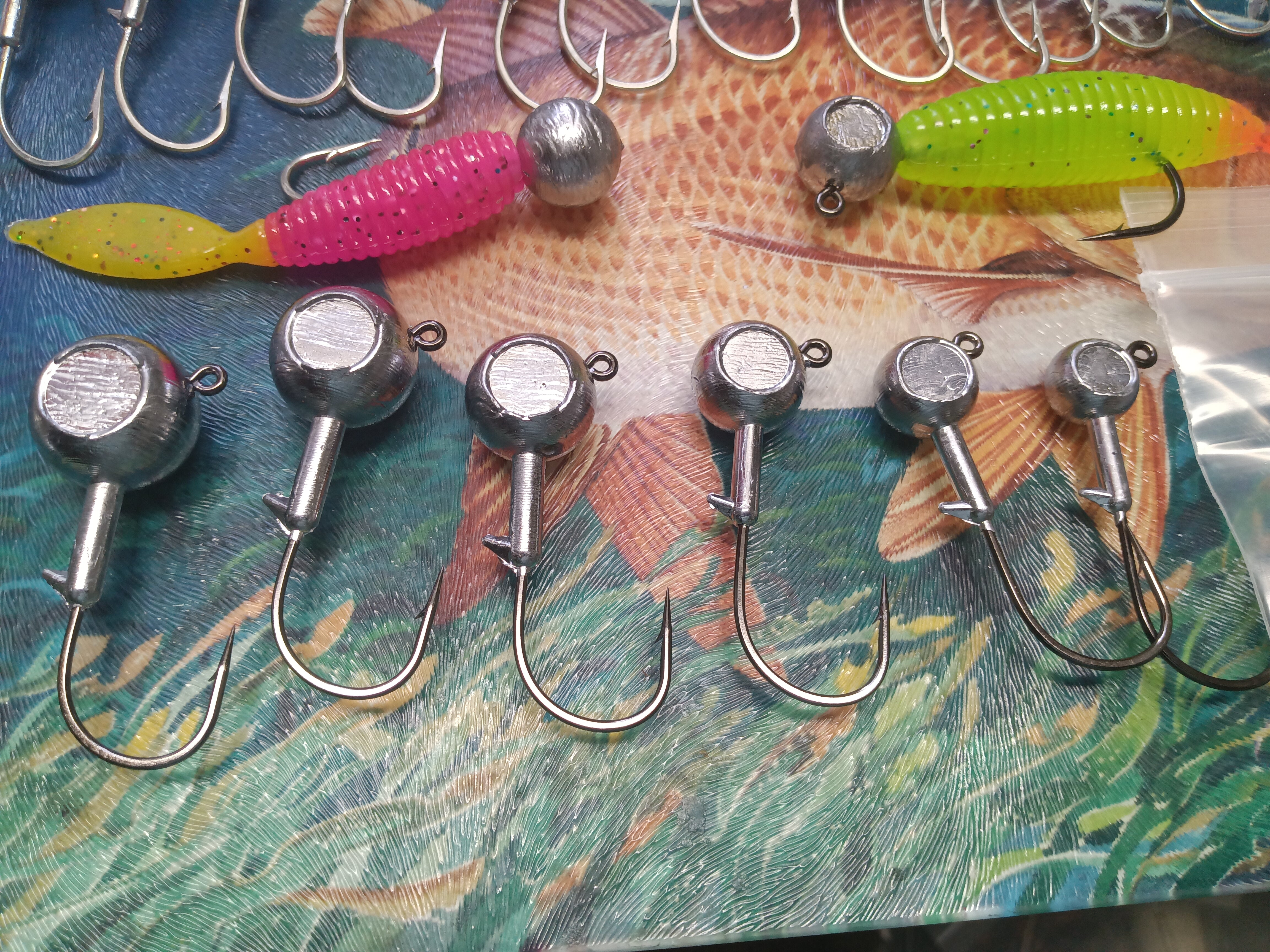 Bug eye jig heads 5 pack